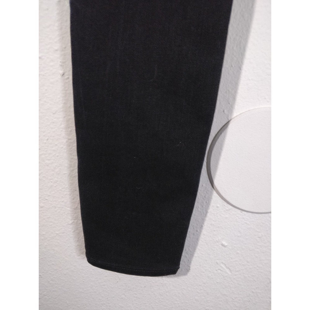 3/$20 Ann Taylor Modern Fit Black Blue Colorblock Super Skinny Jeans Size 4 - Picture 6 of 8